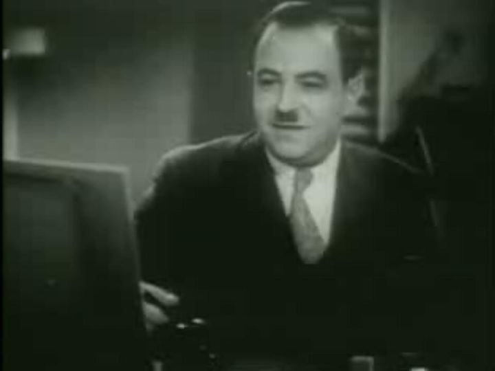 Portrait of animator and inventor Max Fleischer