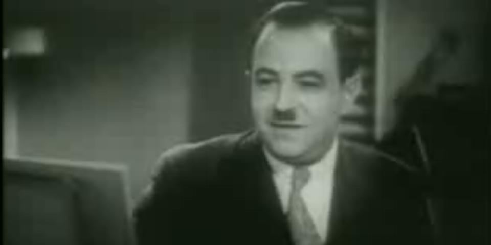 Portrait of animator and inventor Max Fleischer