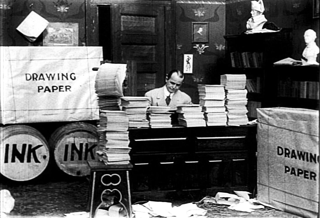 A public domain frame from Winsor McCay's 1911 Little Nemo film